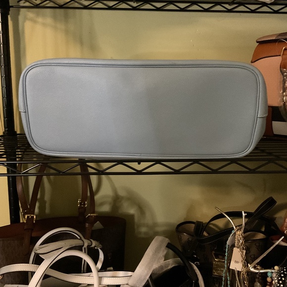 Coach Gallery Leather Tote Bag in Waterfall Blue - Picture 6 of 8